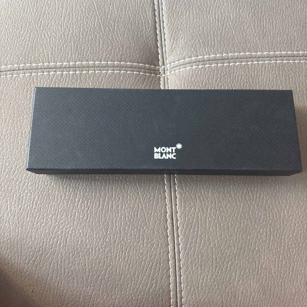 VTG Mont Blanc Letter Opener Black Plastic Padded Gift Box *Box Only*